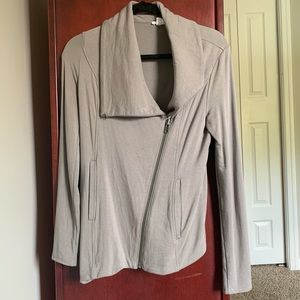 Helmut Lang Asymmetrical Jacket Large Light Grey